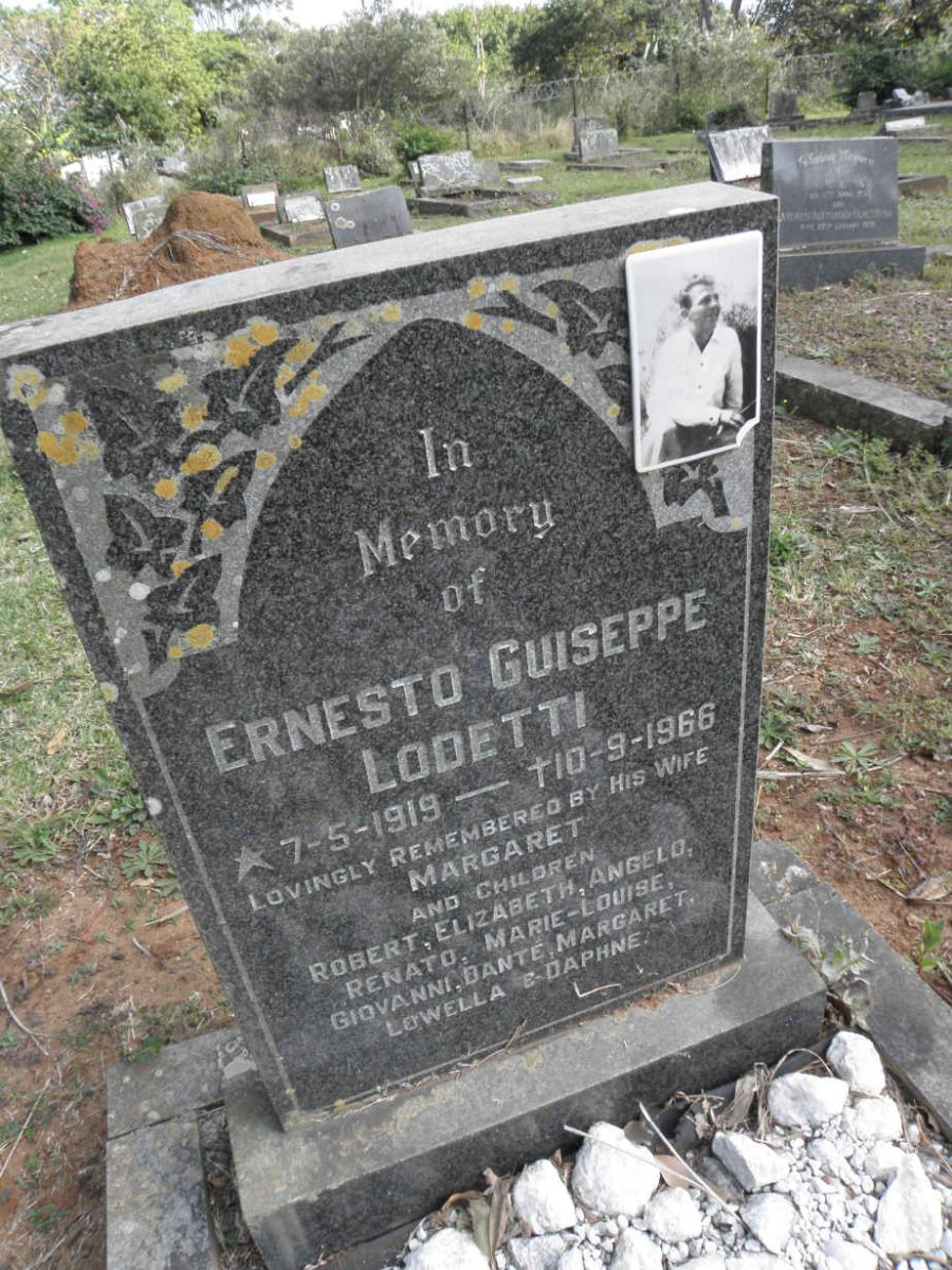 LODETTI Ernesto Guiseppe 1919-1966