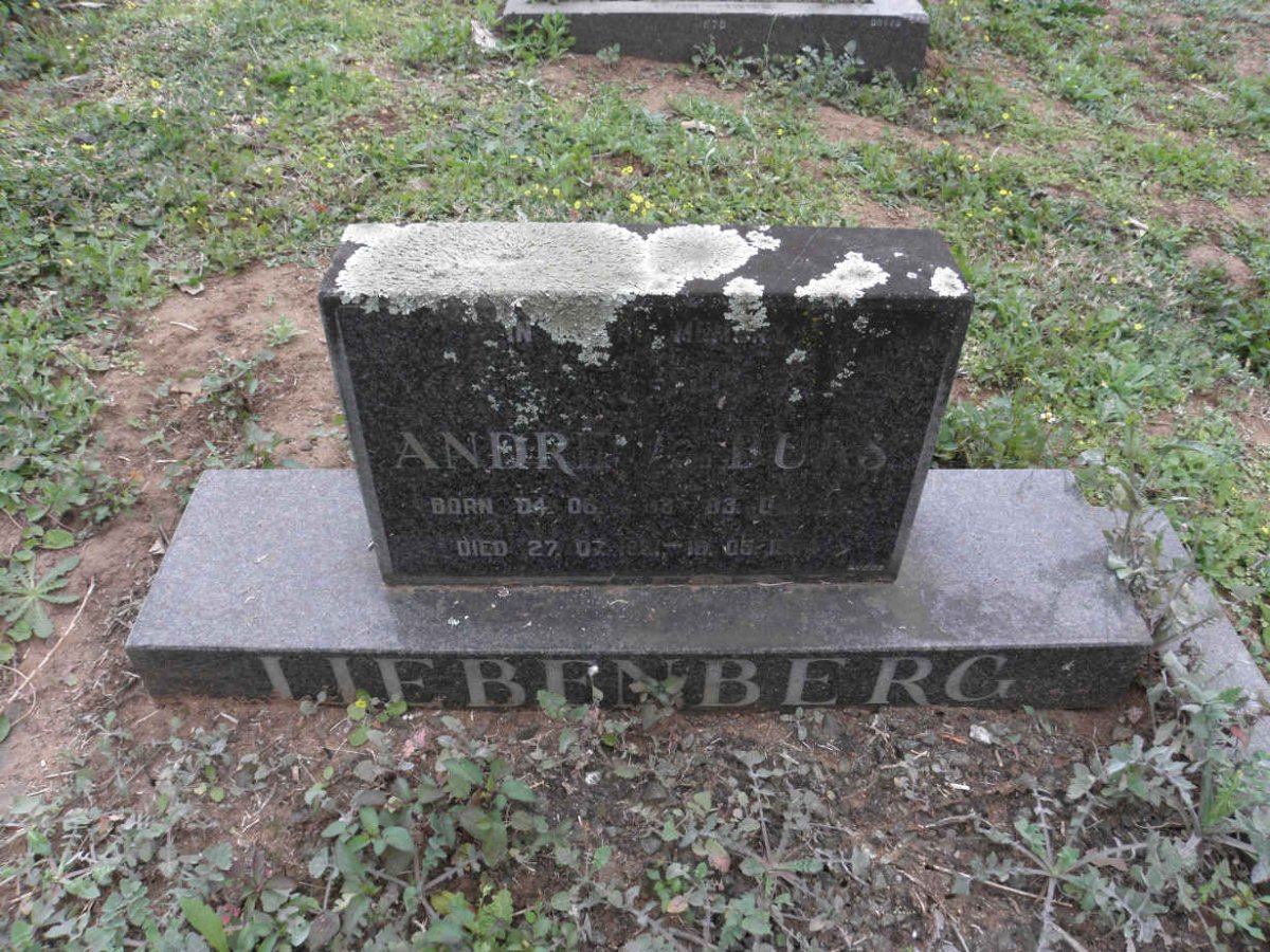 LIEBENBERG Andre 1908-19?1 :: LIEBENBERG Buks ?-1964