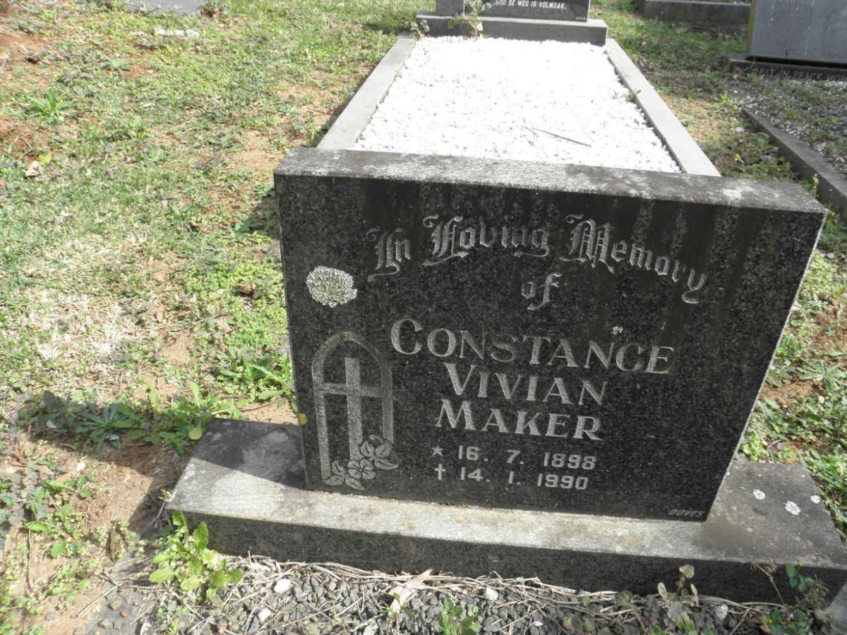 MAKER Constance Vivian 1898-1990