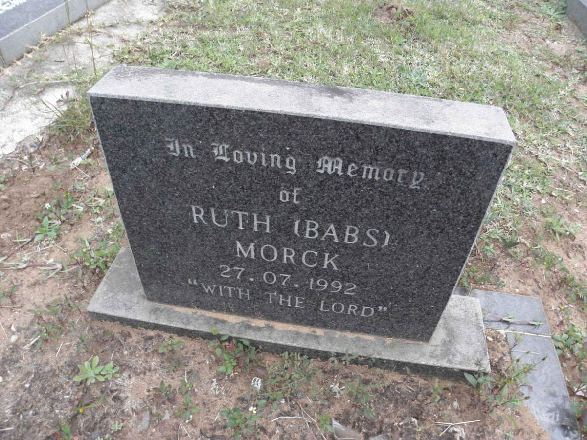MORCK Ruth -1992