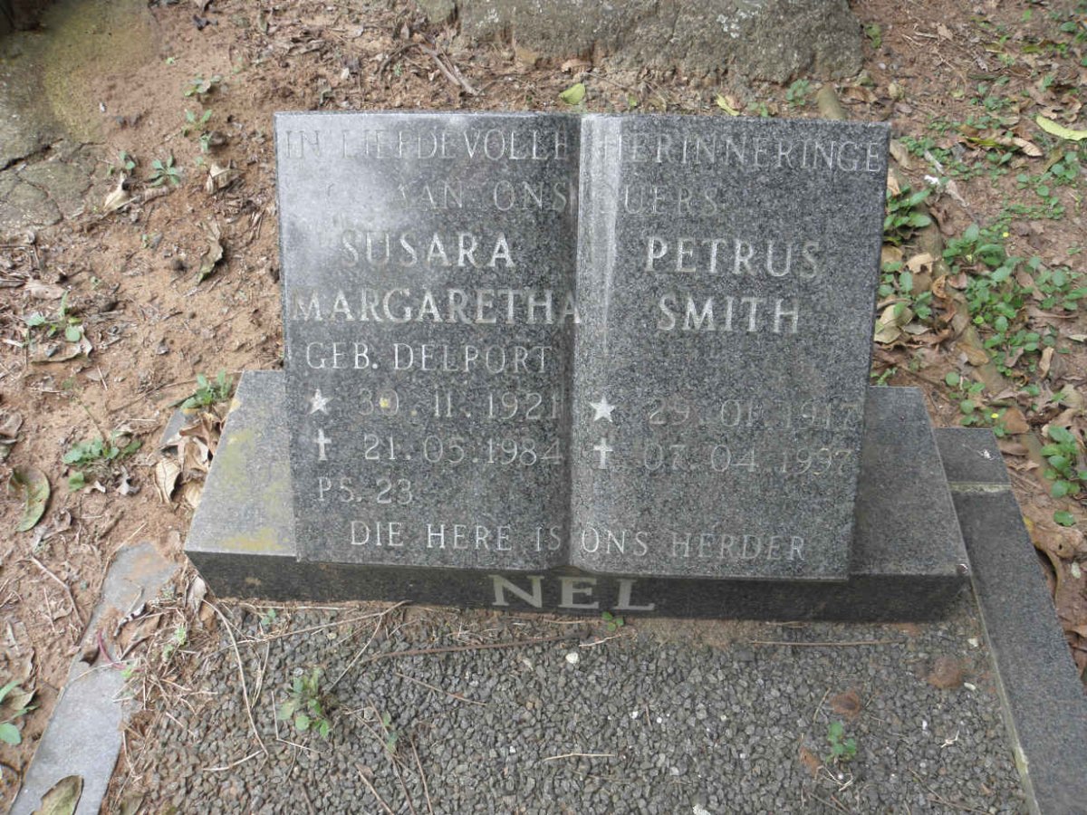 NEL Petrus Smith 1917-1997 &amp; Susara Margaretha DELPORT 1921-1984
