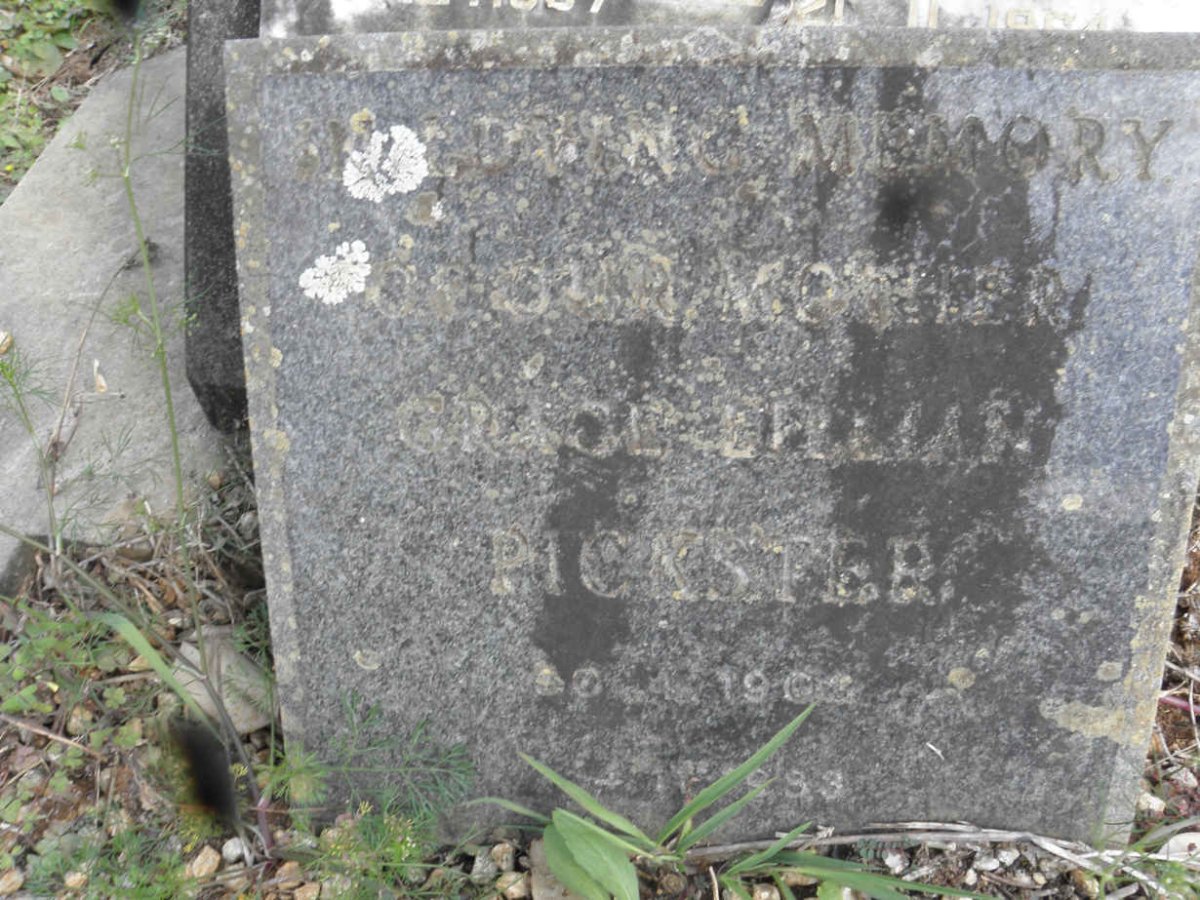 PICKSTER Daniel J. 1897-1964 &amp; Grace Lillian 190?-1983