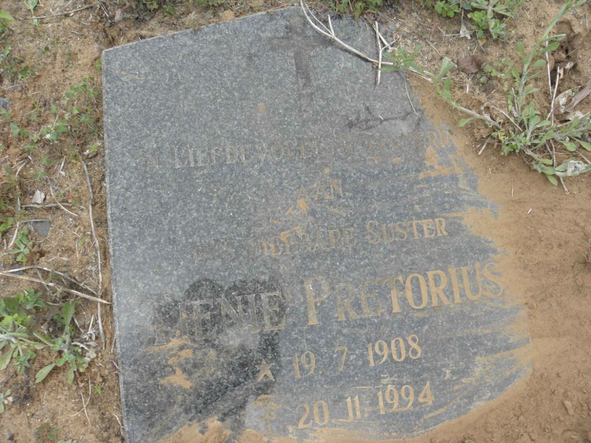 PRETORIUS Tienie 1908-1994