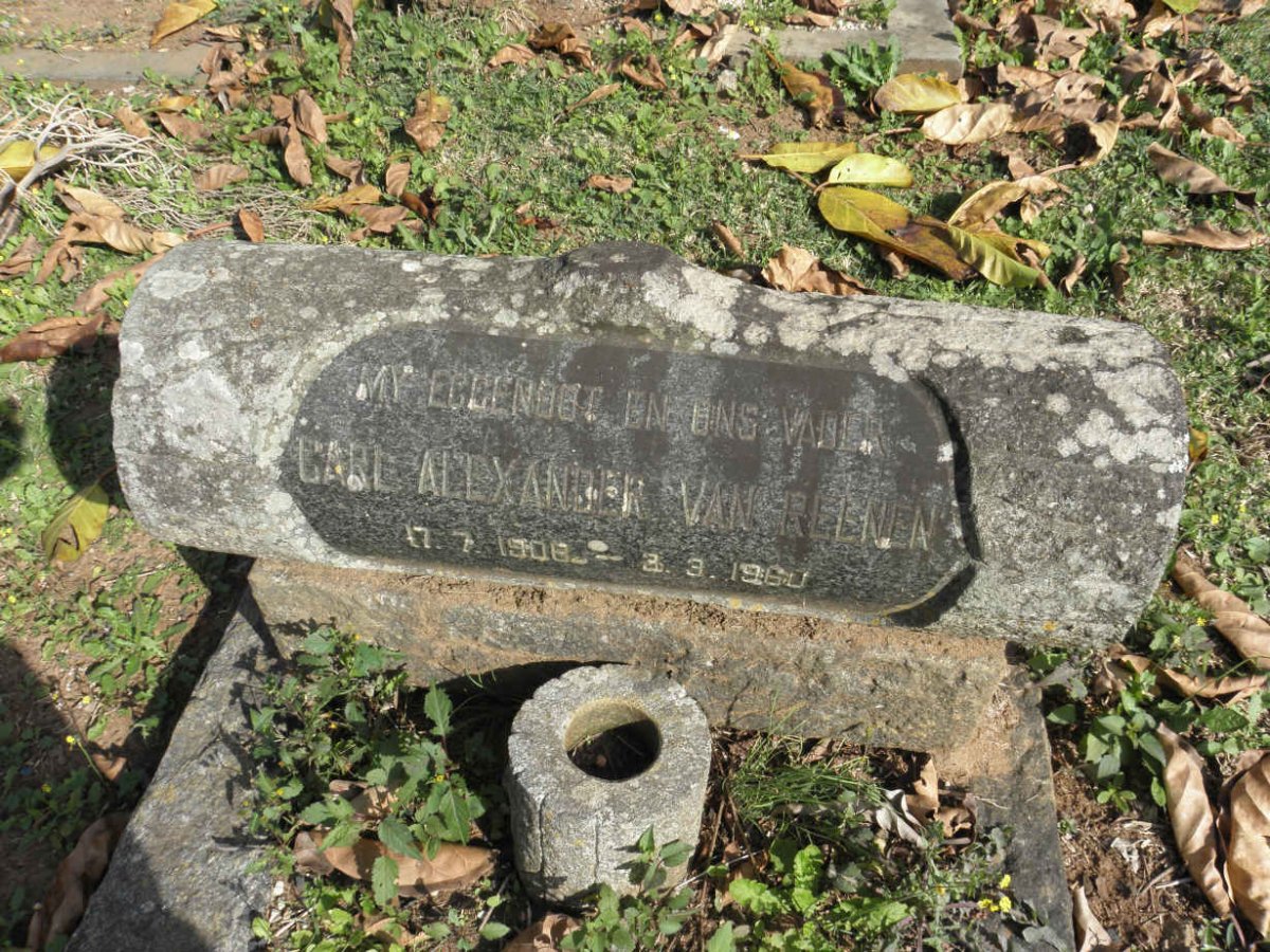 REENEN Carl Alexander, van 1908-1960