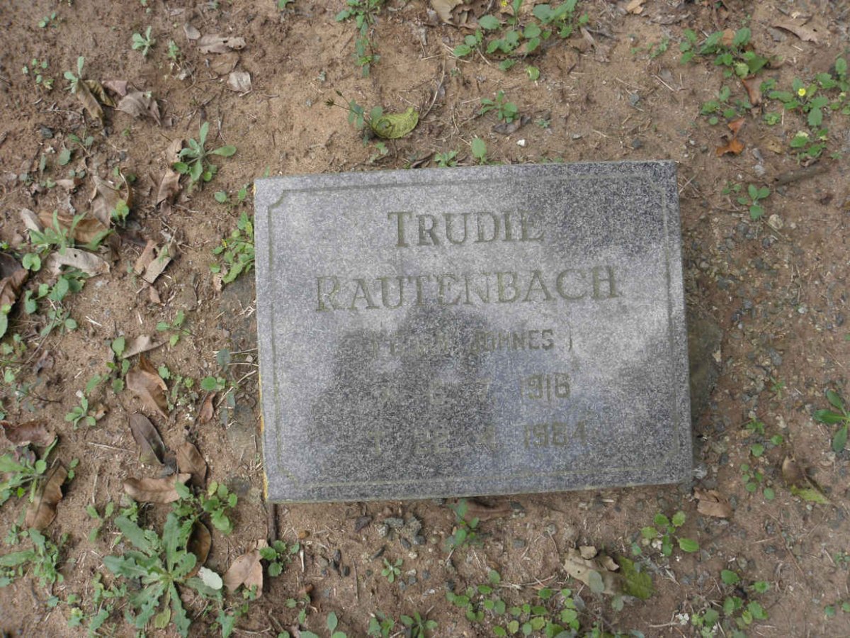 RAUTENBACH Trudie nee RIHNES 1916-1964