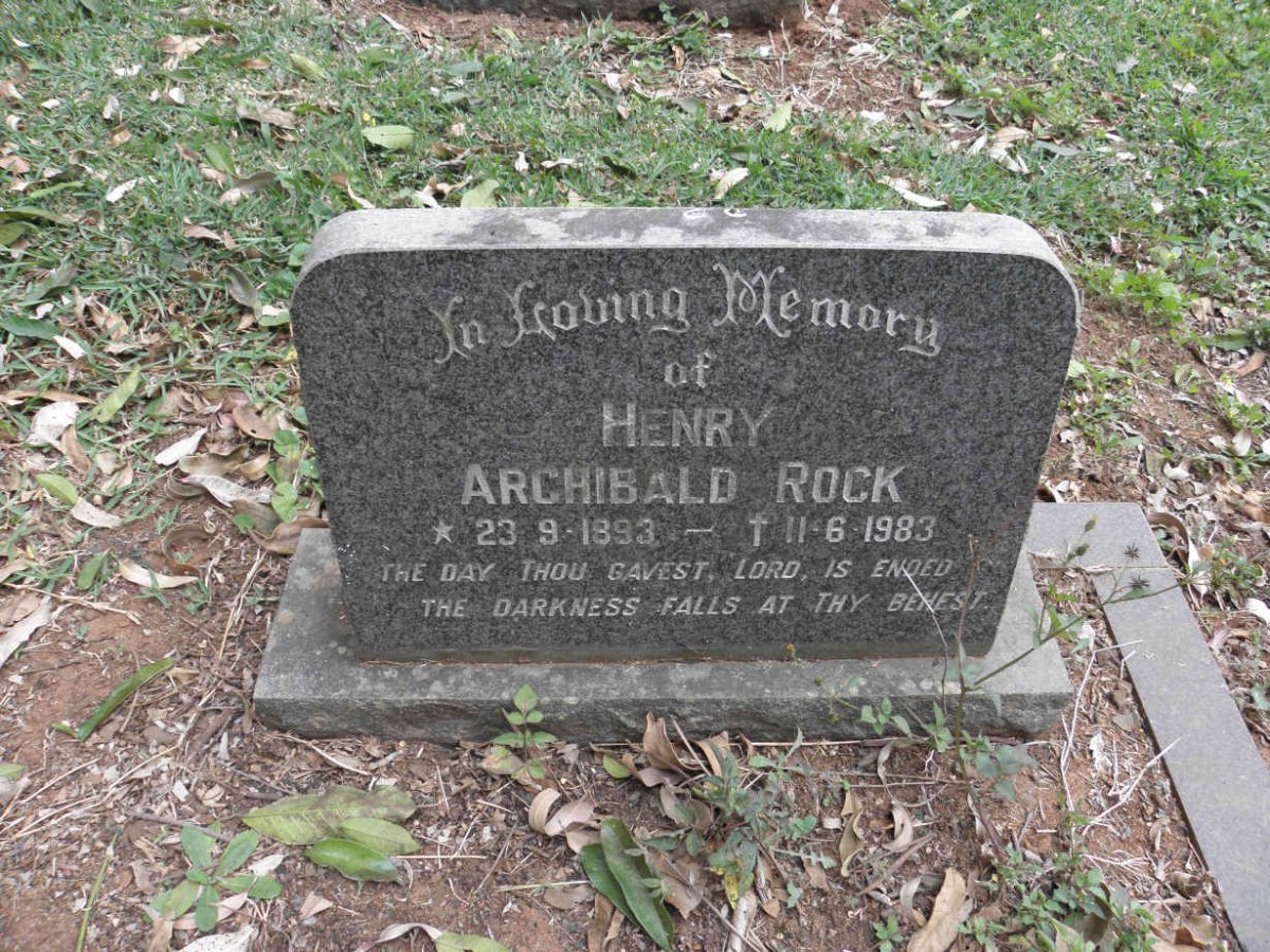 ROCK Henry Archibald 1898-1983