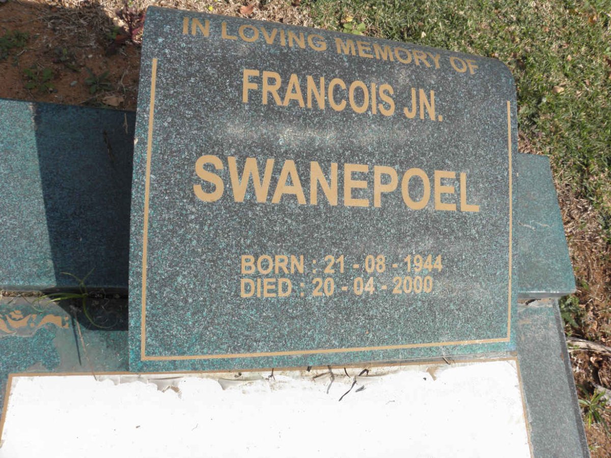 SWANEPOEL Francois J.N. 1944-2000