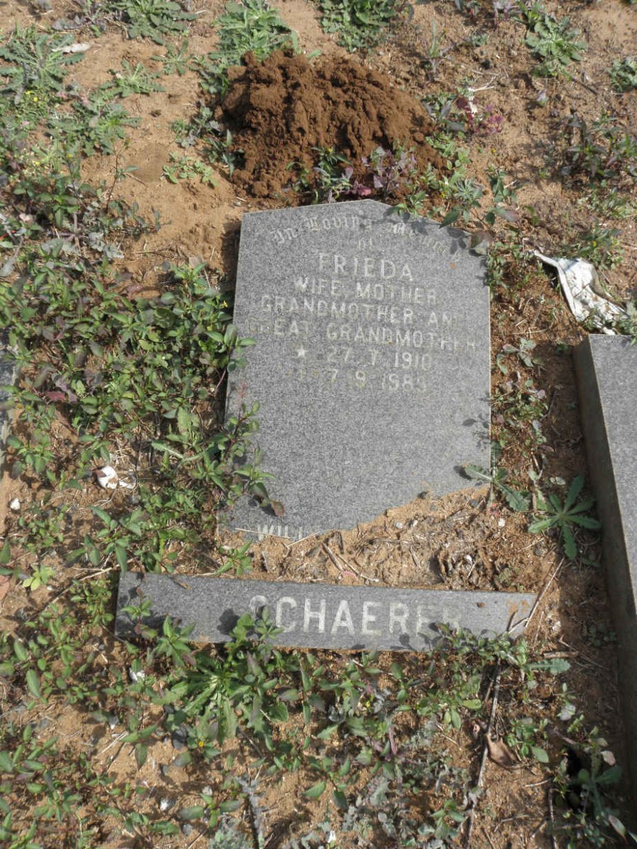 SCHAERER Frieda 1910-1989