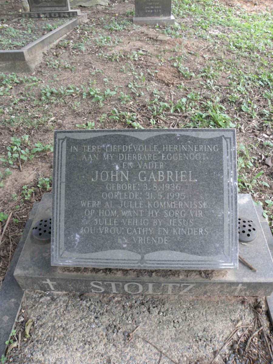 STOLTZ John Gabriel 1936-1995