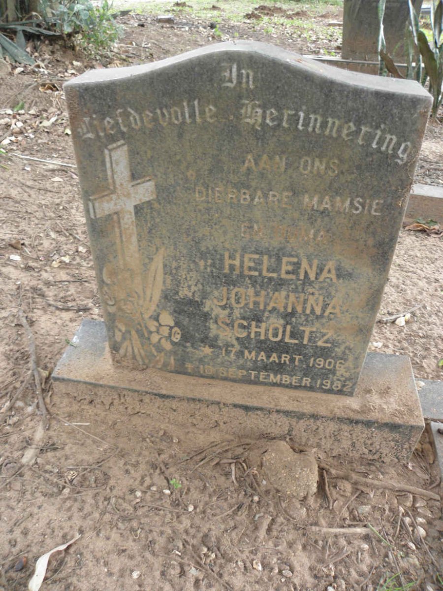 SCHOLTZ Helena Johanna 1906-1982