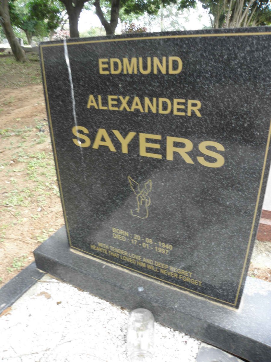 SAYERS Edmund Alexander 1940-1997