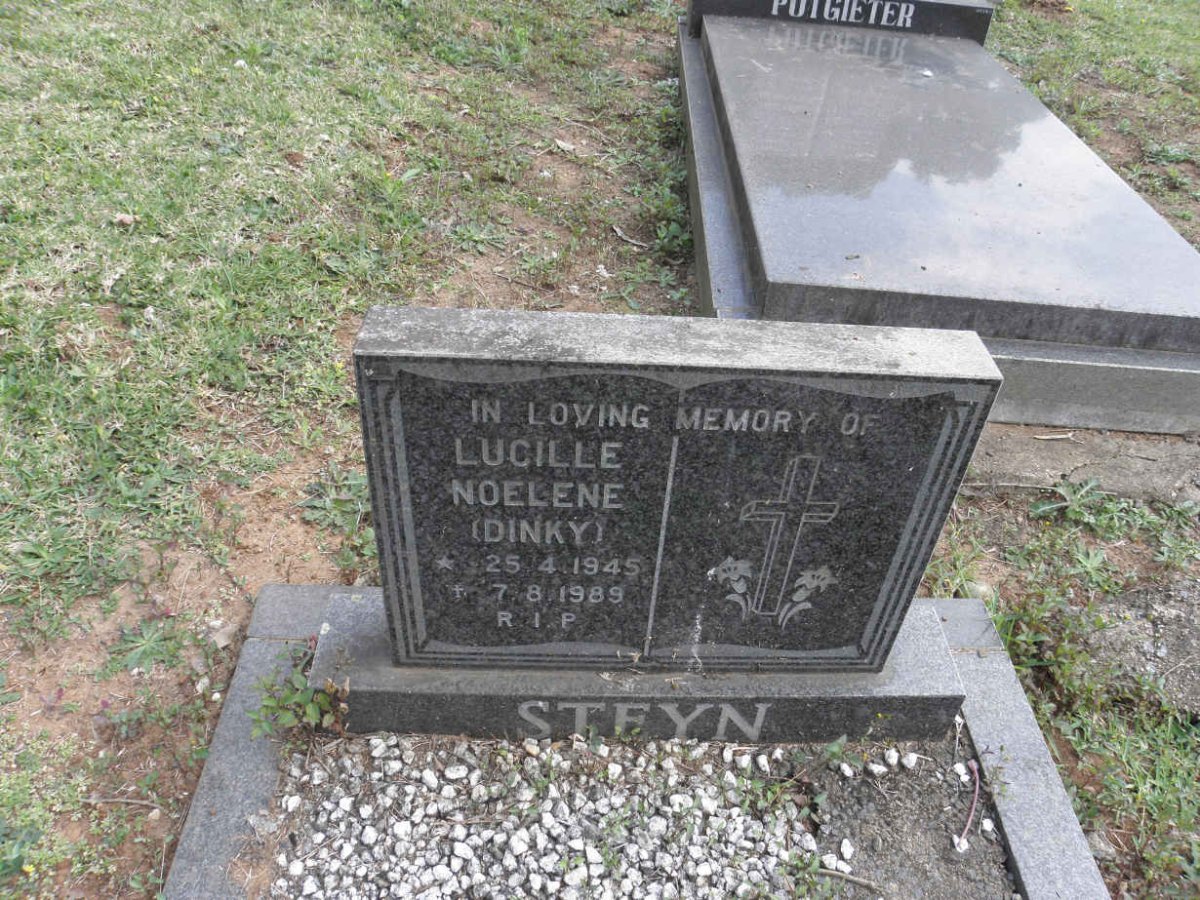 STEYN Lucille Noeline 1945-1989