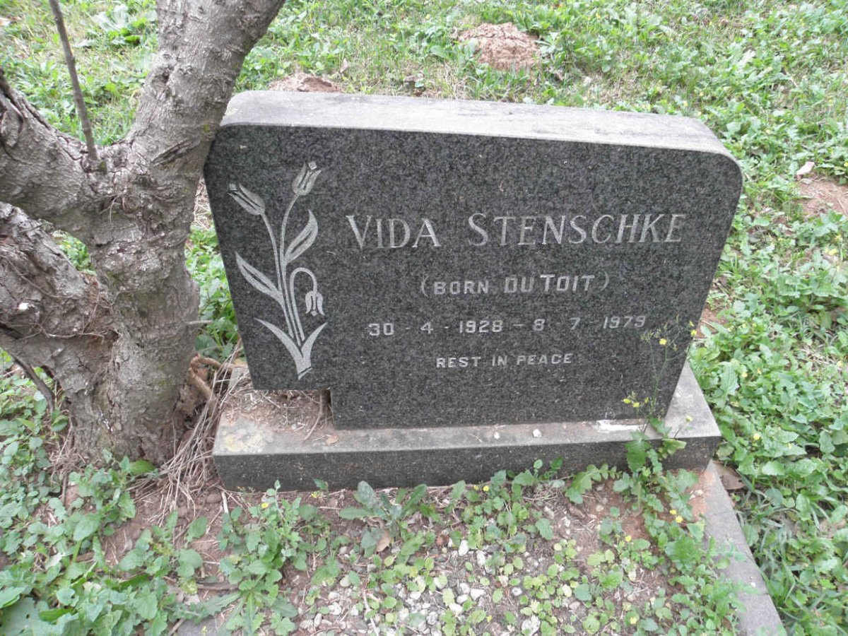 STENSCHKE Vida formerly PATERSON nee DU TOIT 1928-1979