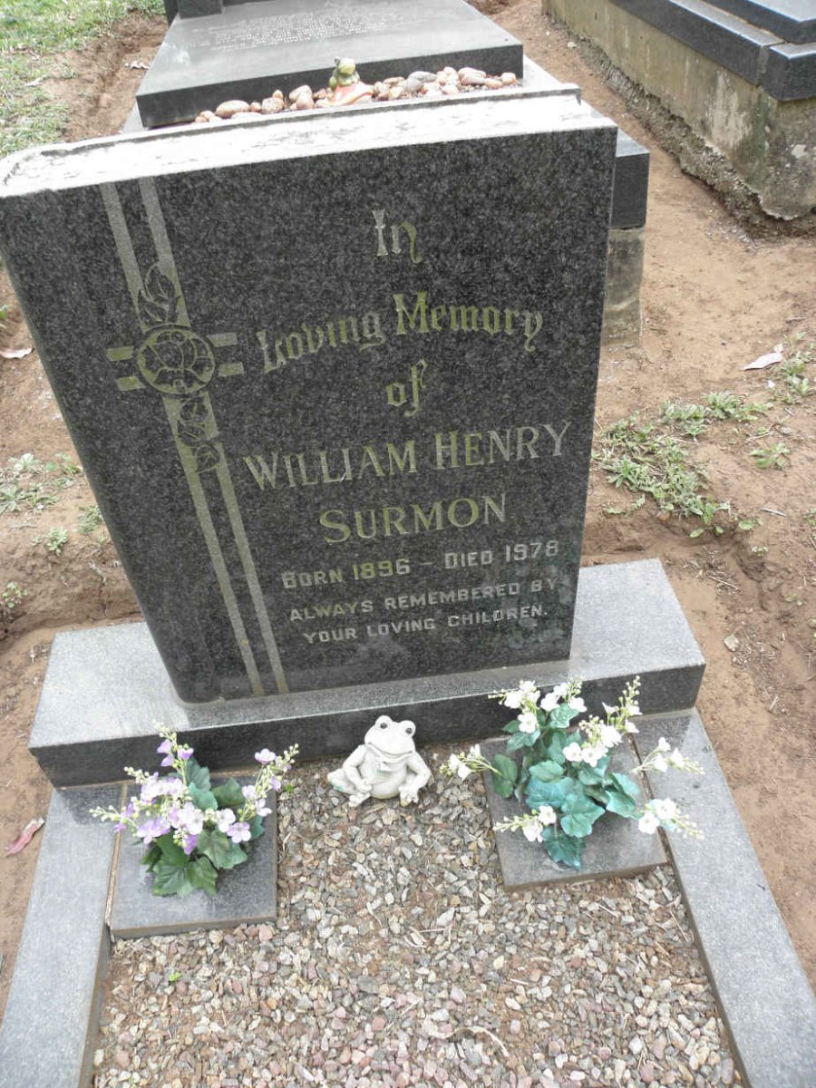 SURMON William Henry 1896-1978