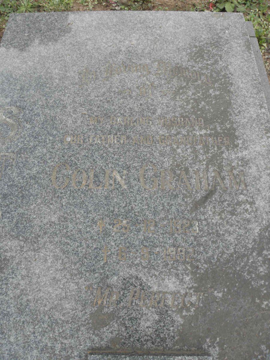 STEWART Colin Graham &amp; Jill 1927-2007