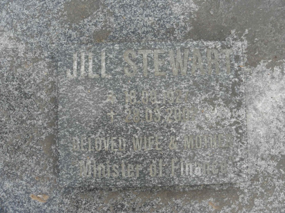 STEWART Colin Graham &amp; Jill 1927-2007