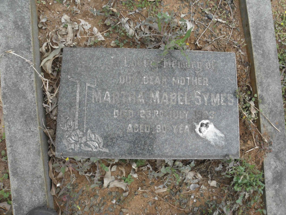 SYMES Martha Mabel -1983