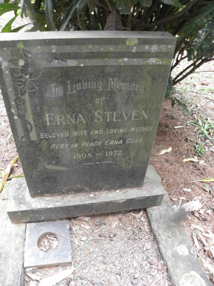 STEVEN Erna 1905-1972