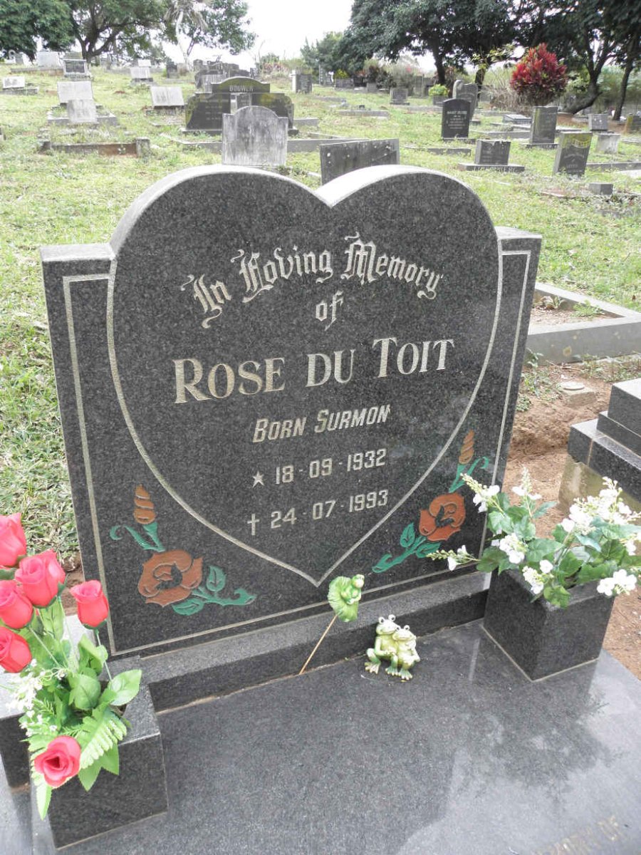 TOIT Jack, du 1926-1998 &amp; Rose SURMON 1932-1993