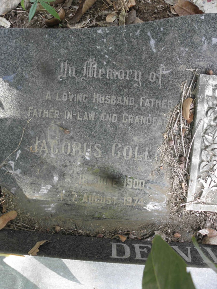 VILLIERS Jacobus Coll, de 1900-1974 &amp; Johanna 1900-1988