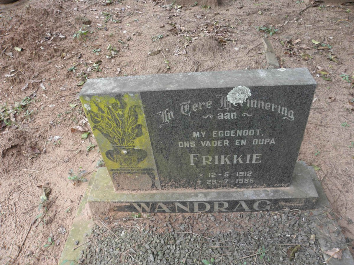 WANDRAG Frikkie 1912-1985