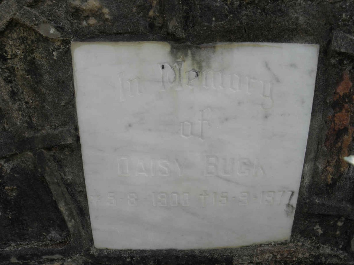 BUCK Daisy 1900-1977