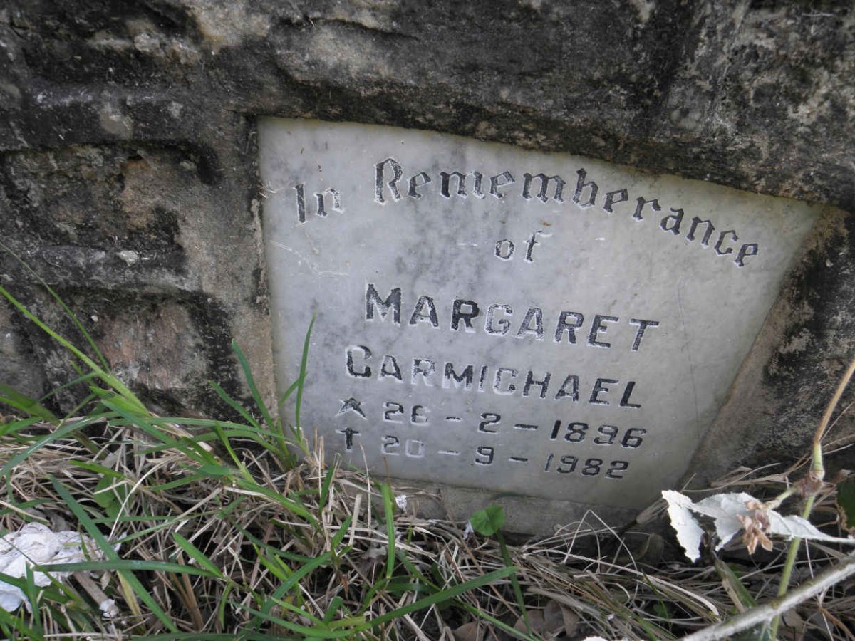 CARMICHAEL Margaret 1896-1982