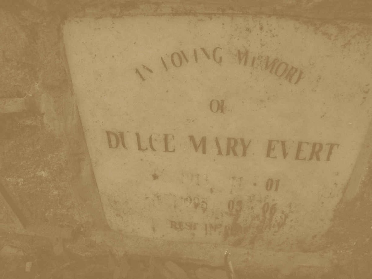 EVERT Dulce Mary 1901-2006