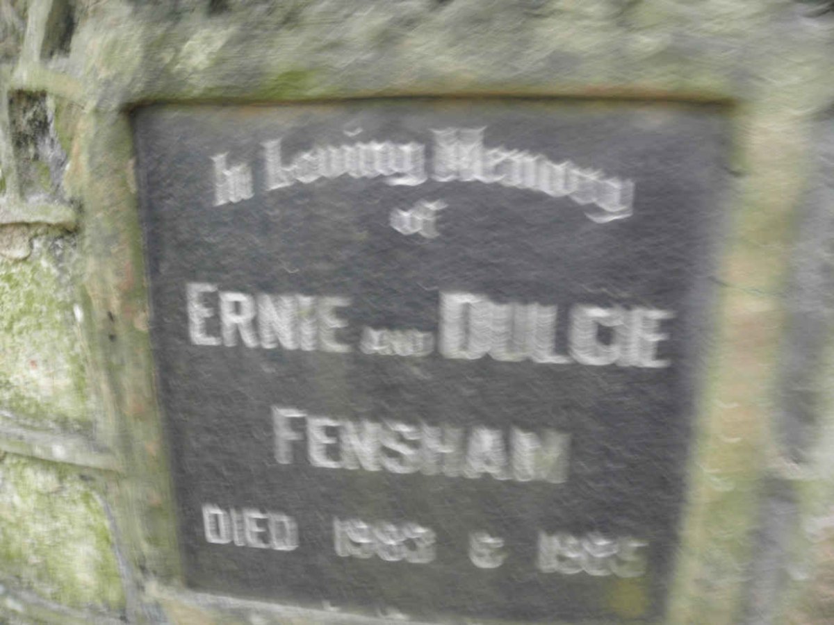 FENSHAM Ernie -1993 &amp; Dulcie 1995