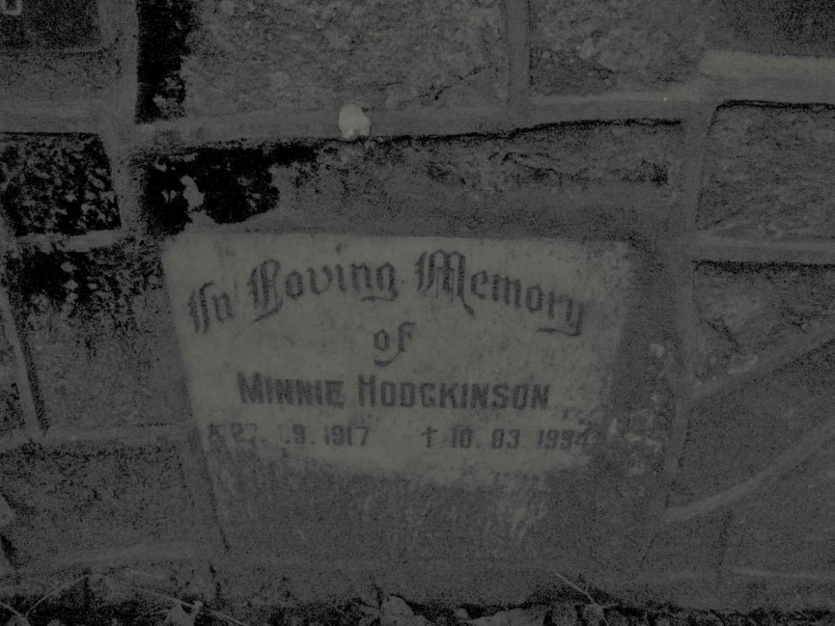HODGKINSON Minnie 1917-1994