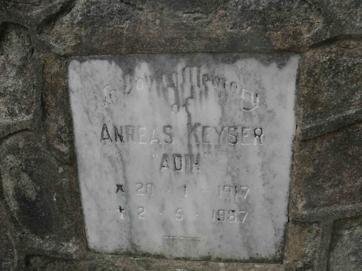 KEYSER Andreas 1917-1987