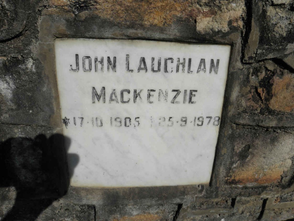 MACKENZIE John Laughlan 1905-1978