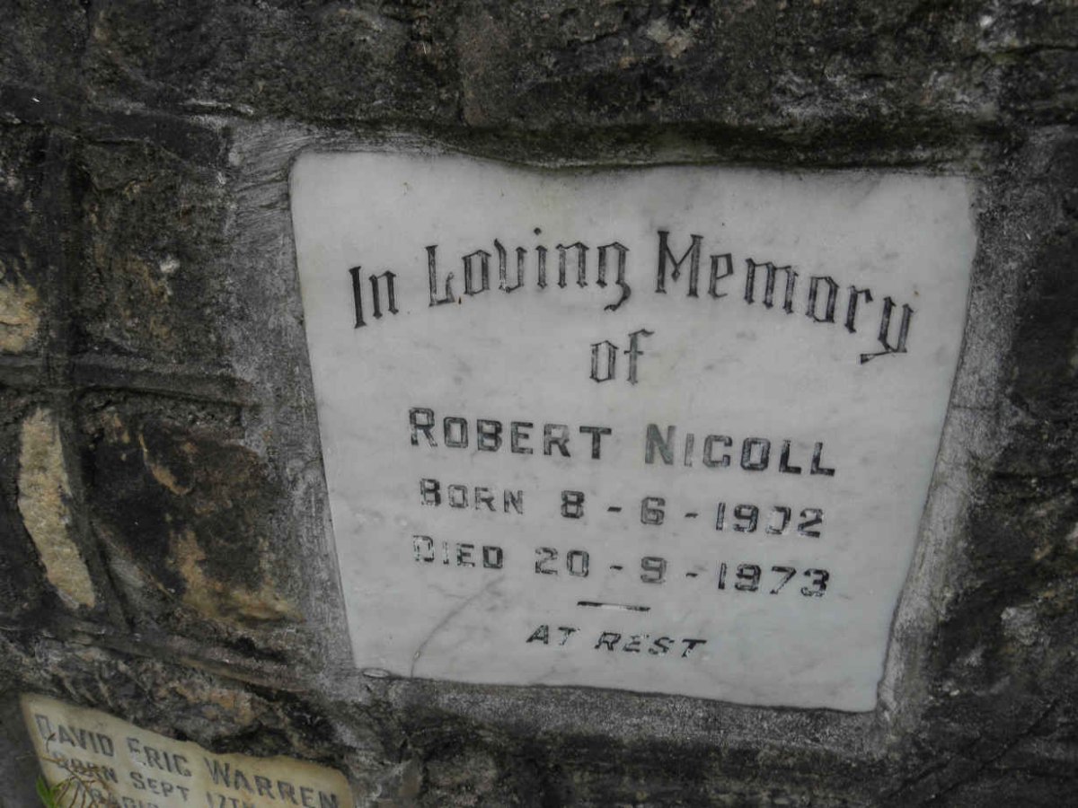 NICOLL Robert 1972-1973