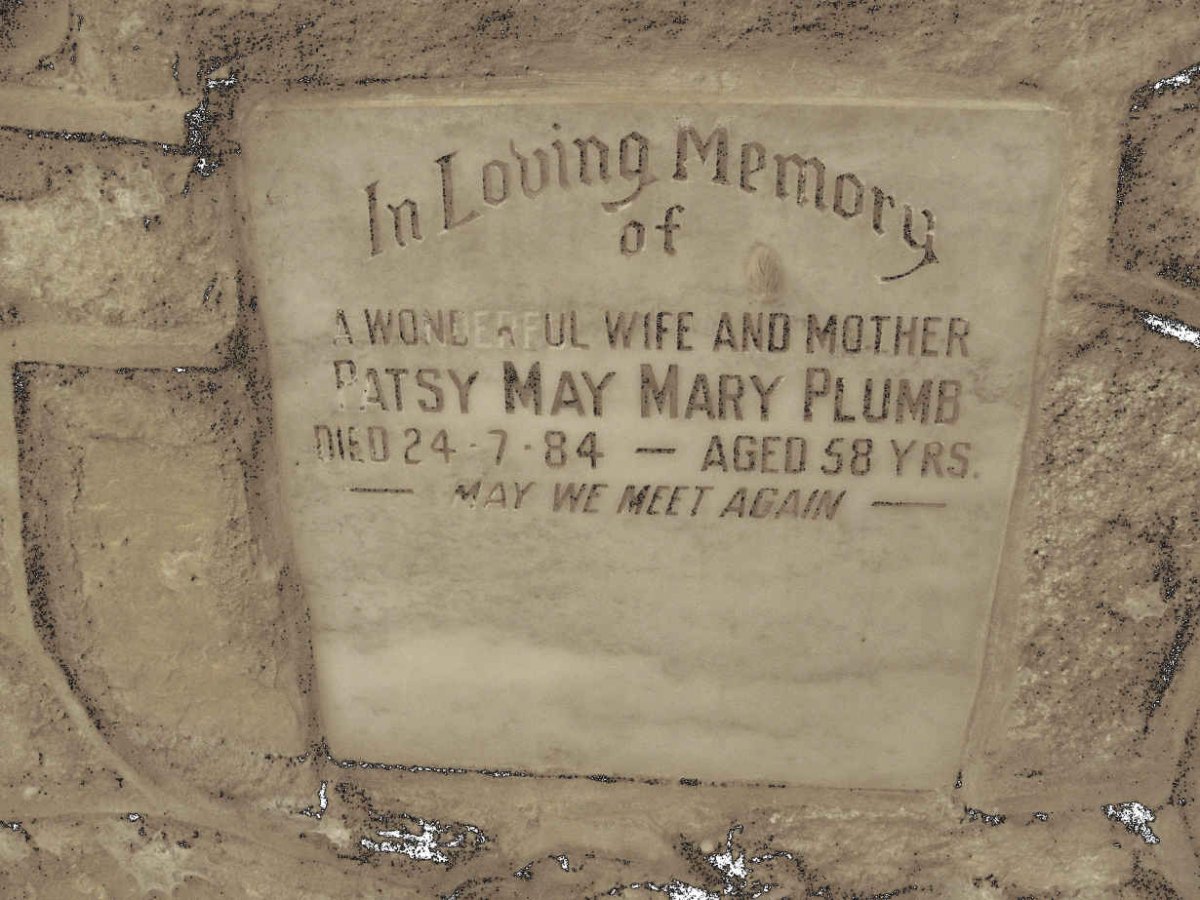 PLUMB Patsy May Mary  -1984