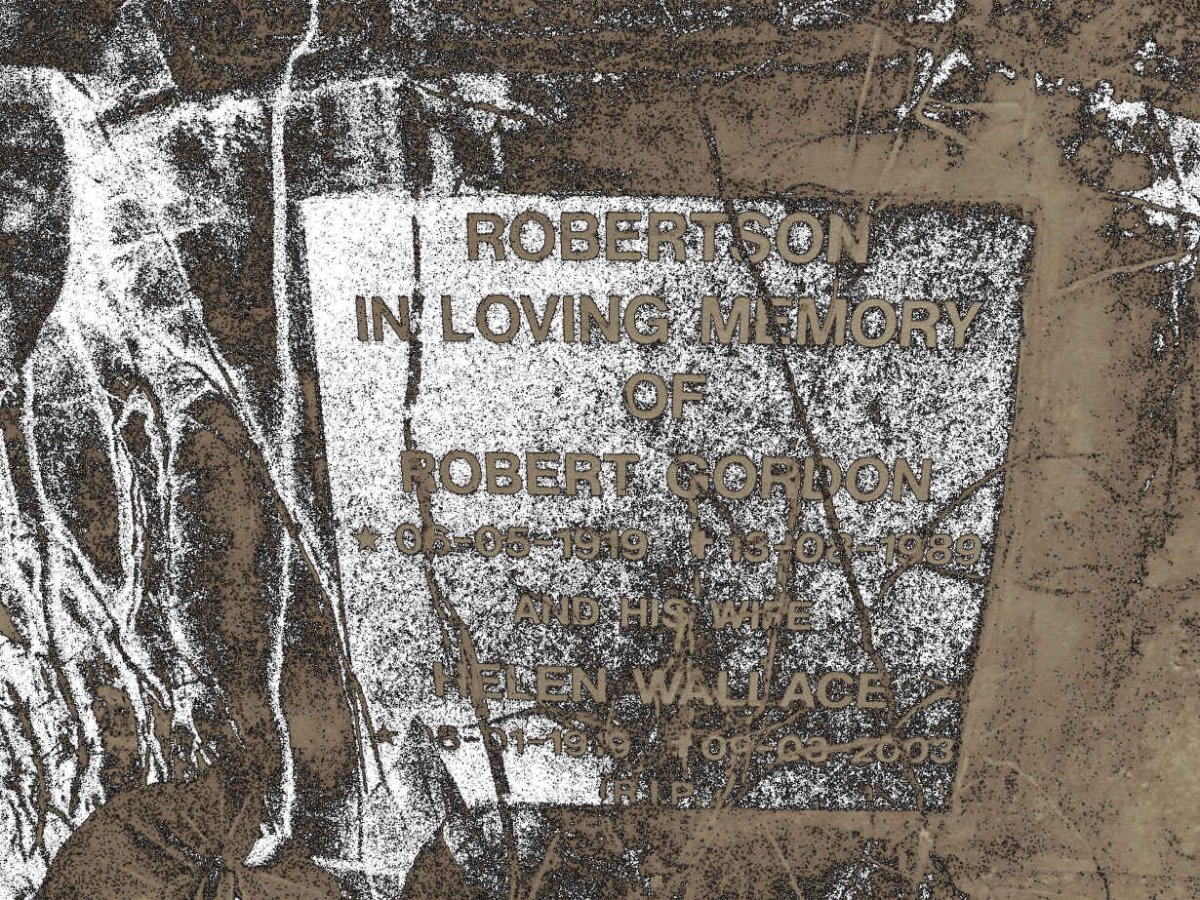 ROBERTSON Robert 1919-1989 &amp; Helen Wallace 1919-2003