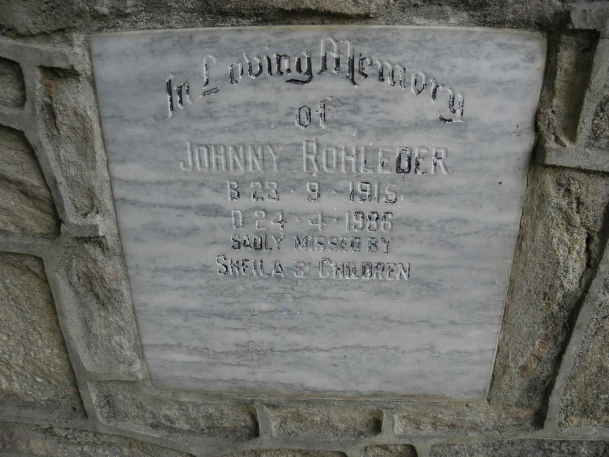 ROHLEDER Johnny 1915-1986