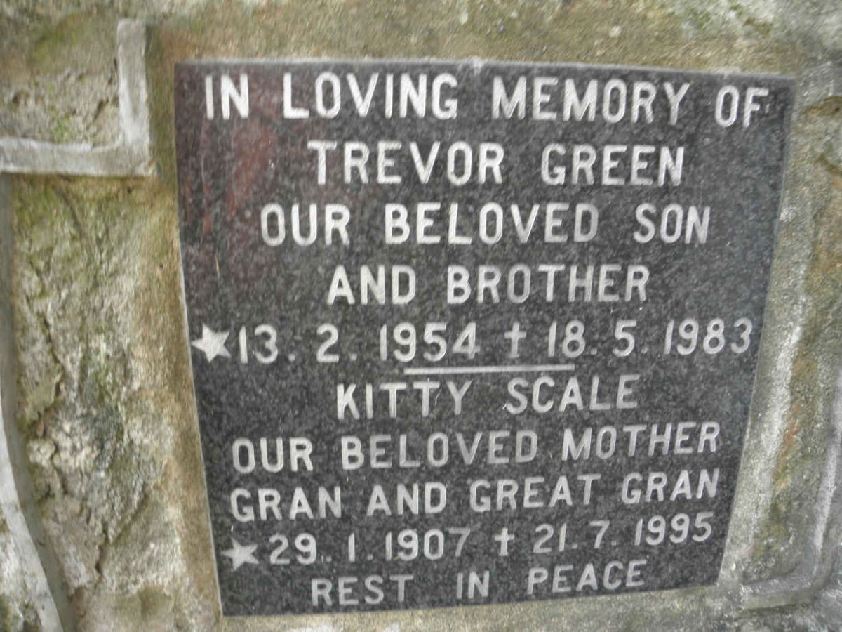 SCALE Kitty 1907-1995 :: GREEN Trevor 1954-1983