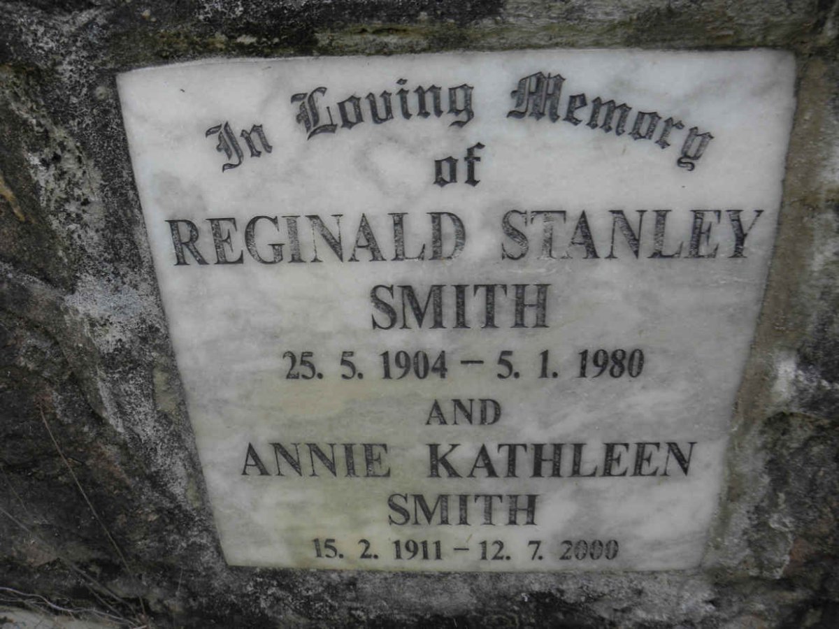 SMITH Reginald Stanley 1904-1980 &amp; Annie Kathleen 1911-2000
