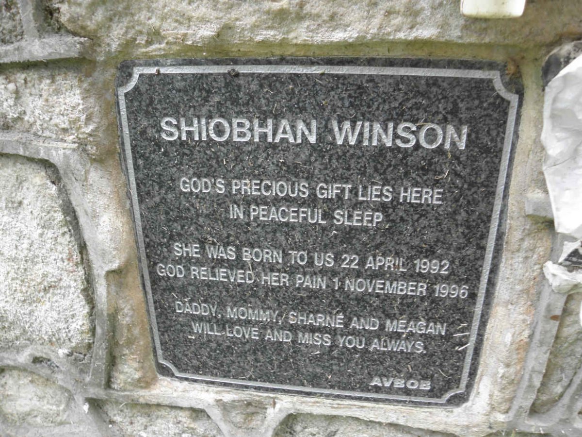 WINSON Shiobhan 1992-1996