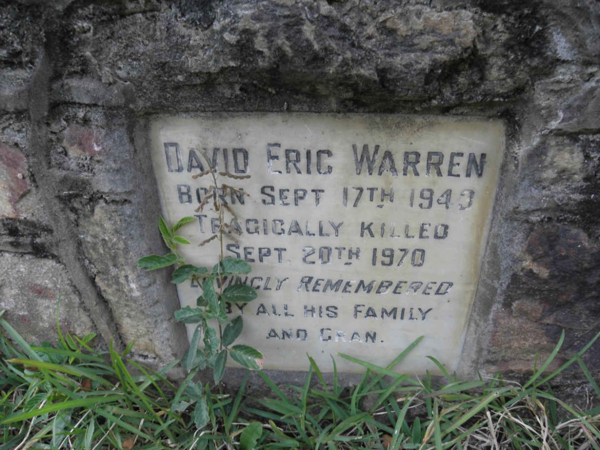 WARREN David Eric 19743-1970