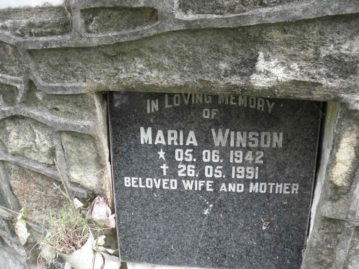 WINSON Maria 1942-1991