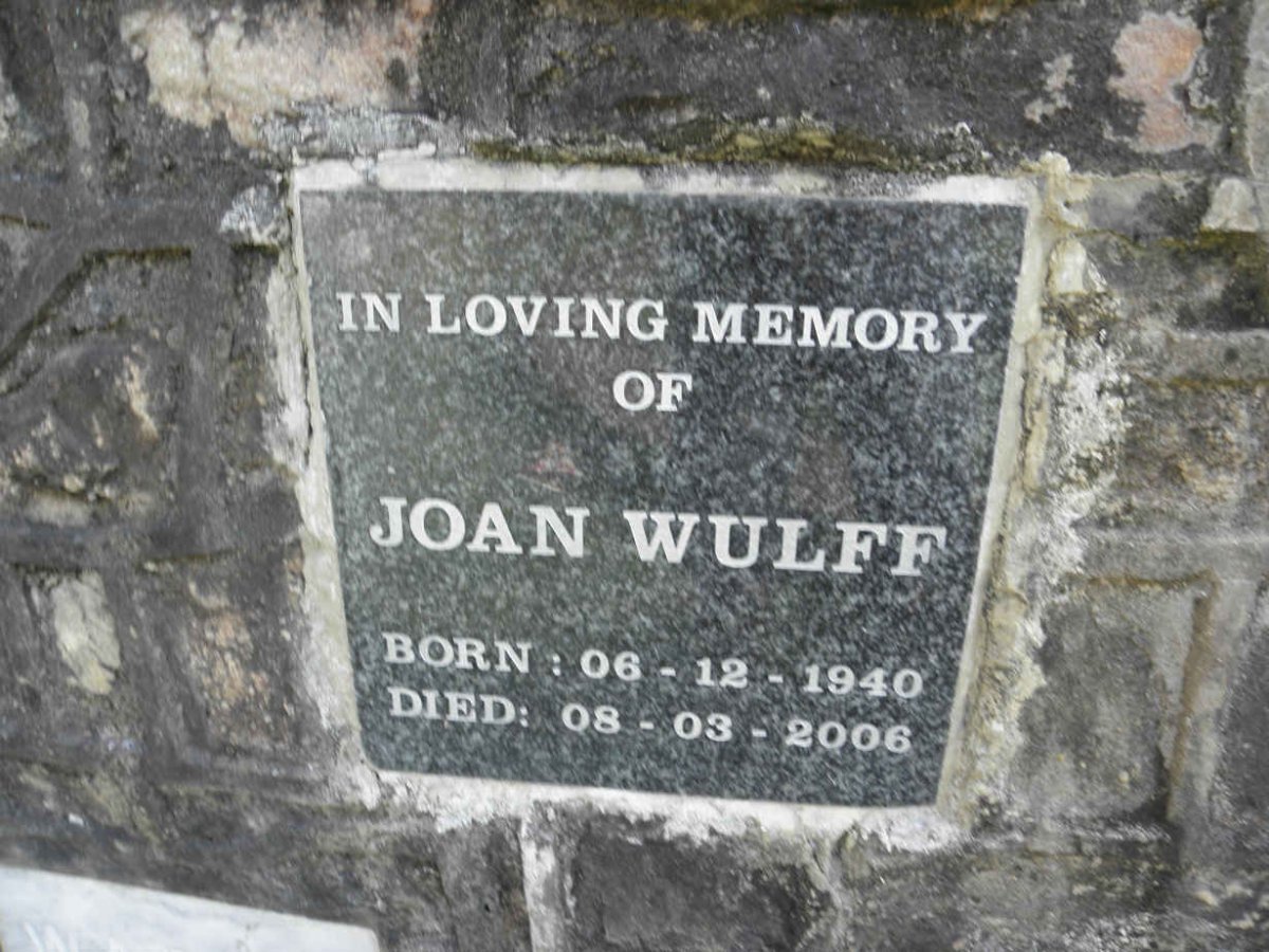 WULFF Joan 1940-2006