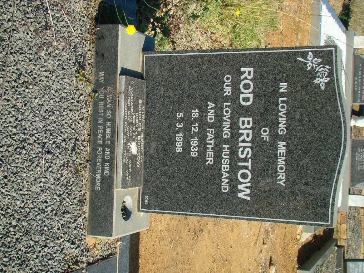 BRISTOW Rod 1939-1998 &amp; Bubbles ?-?
