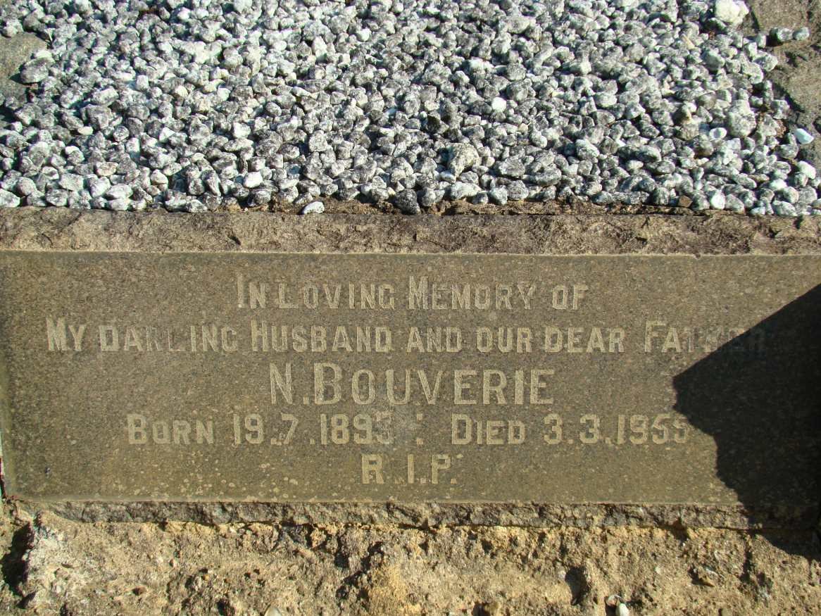 BOUVERIE N. 1893-1955