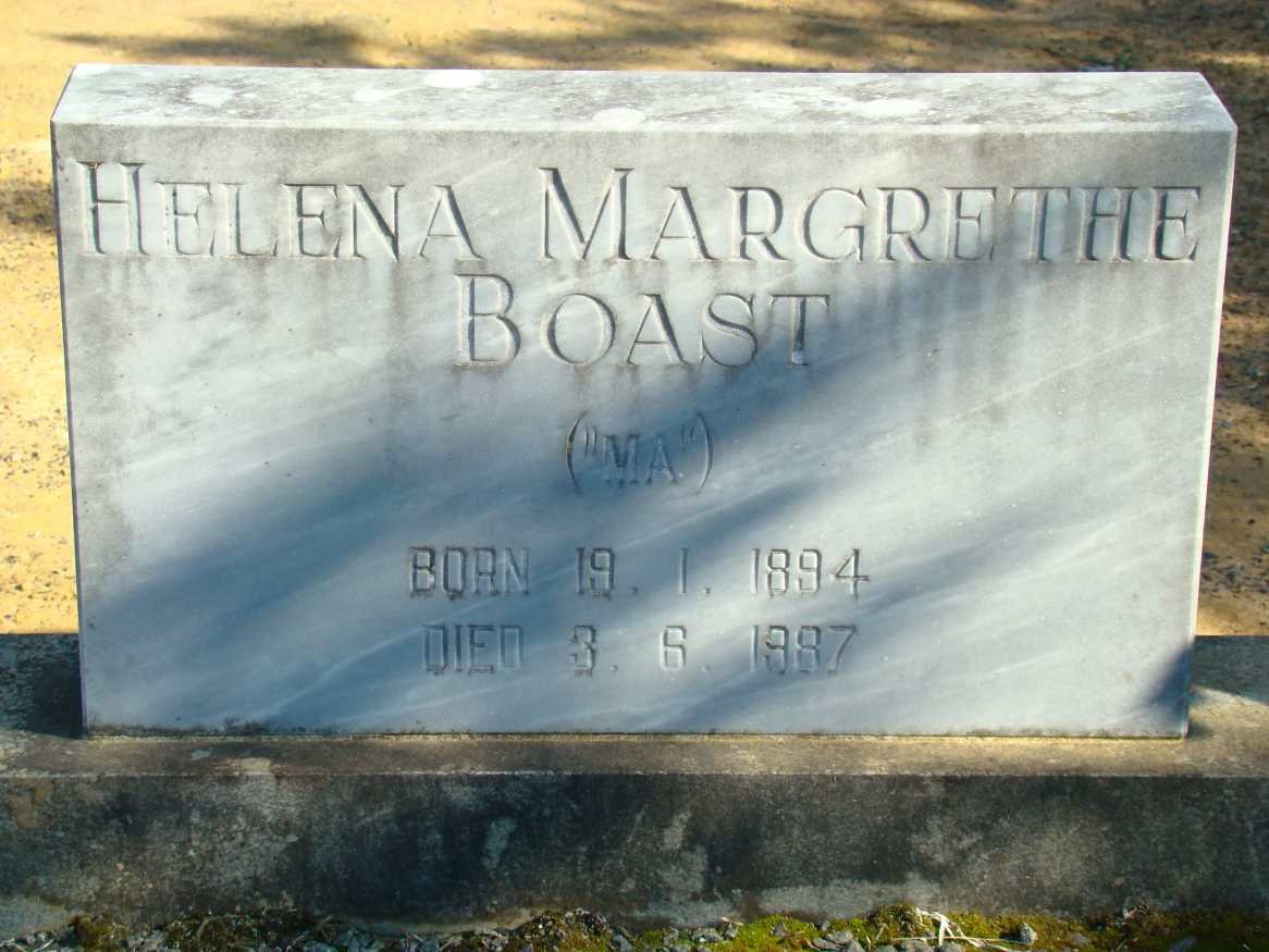 BOAST Helena Margrethe 1894-1987