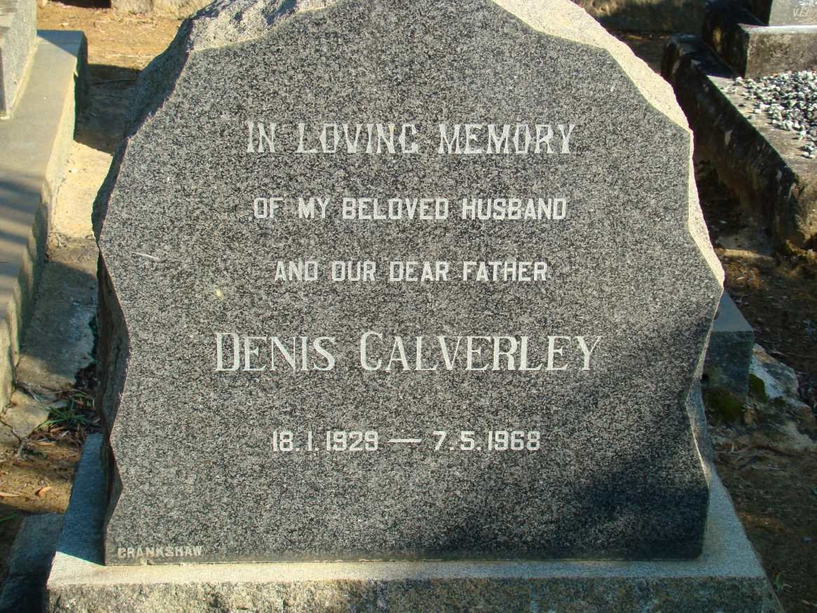 CALVERLEY Denis 1929-1968
