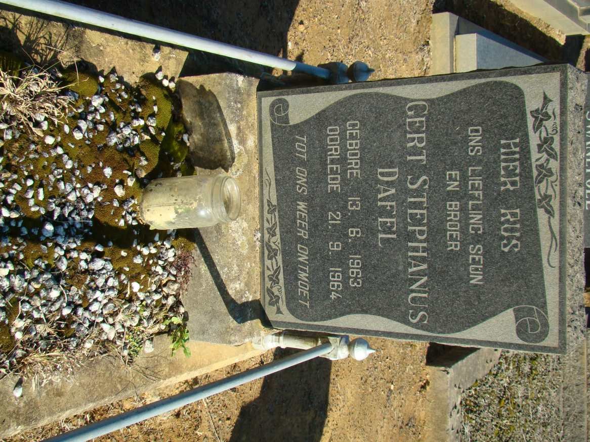 DAFEL Gert Stephanus 1963-1964
