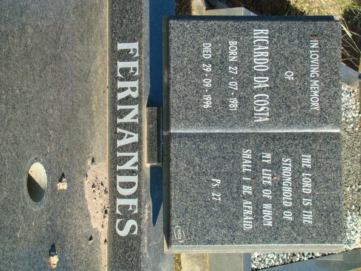 FERNANDES Ricardo de Costa 1981-1996