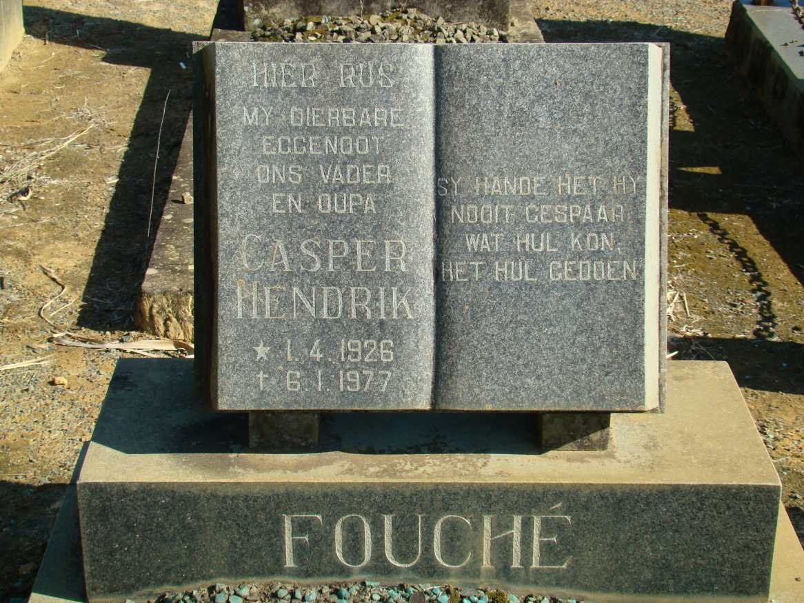 FOUCHÉ Casper Hendrik 1926-1977