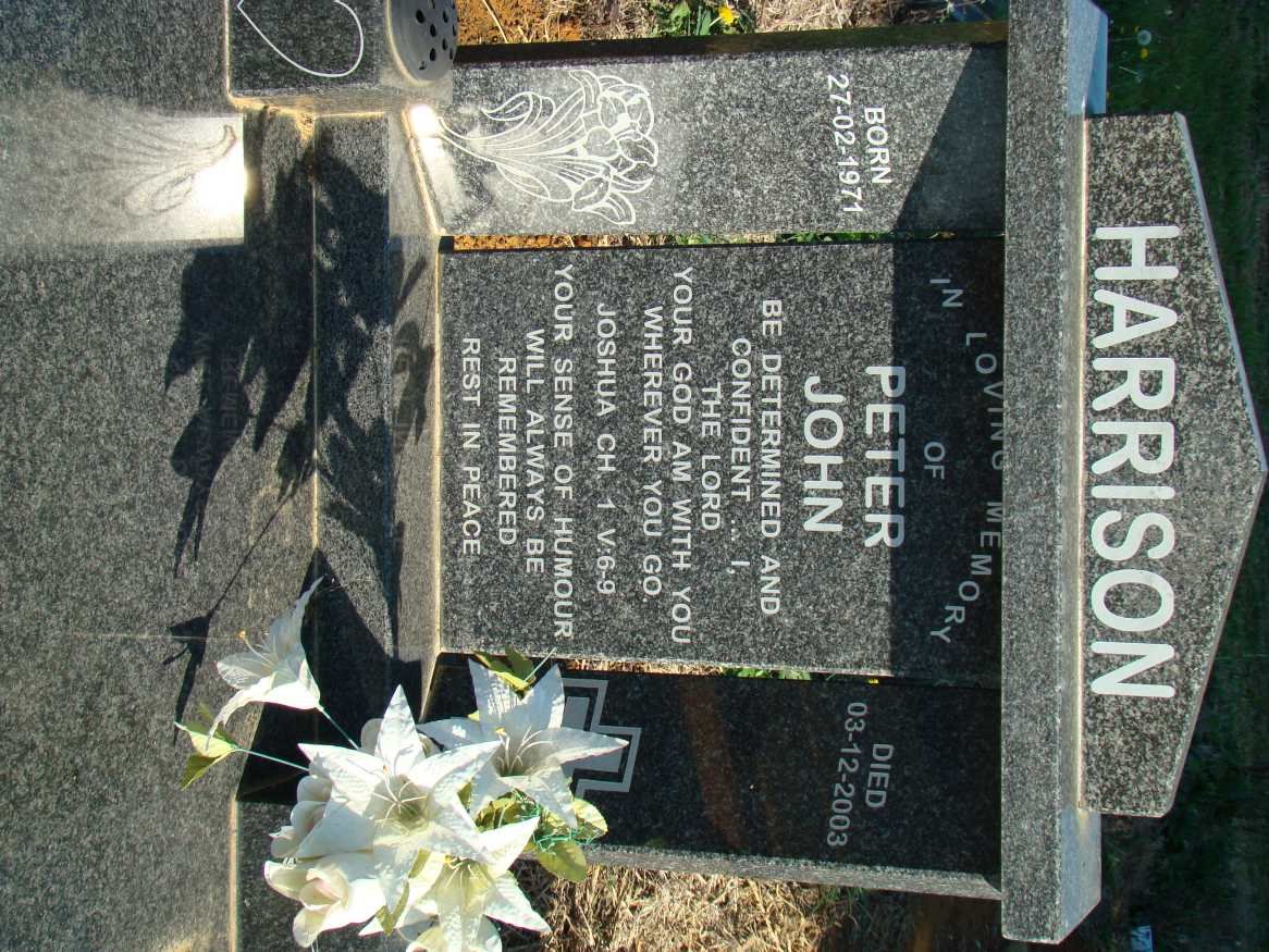 HARRISON Peter John 1971-2003